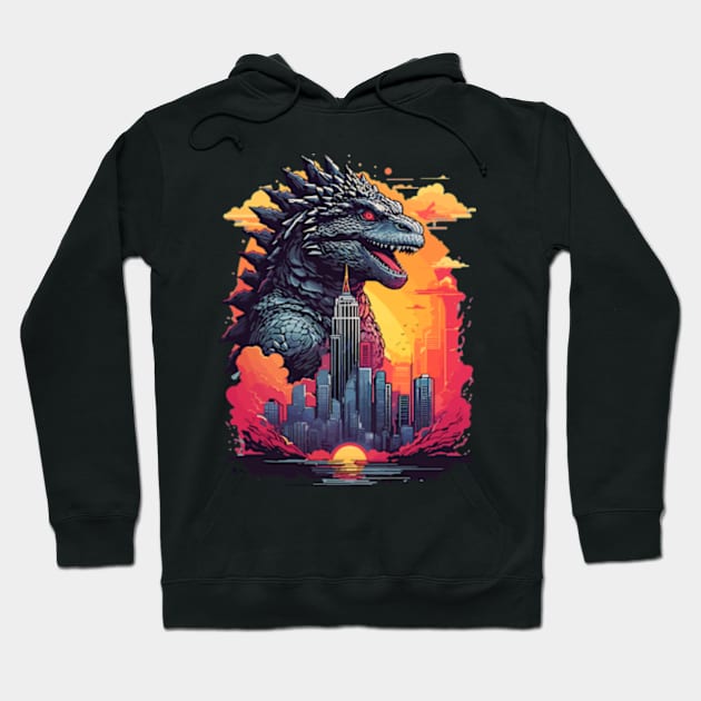 Godzilla Hoodie by Kaine Ability